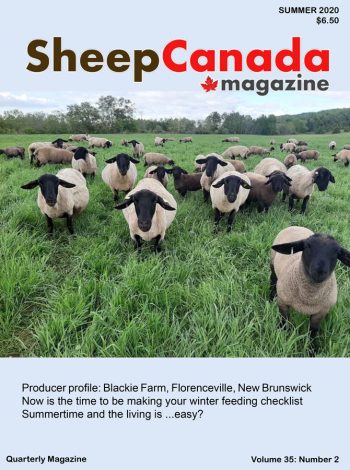 Sheep Canada magazine 2020 Summer Cover